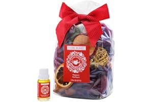 Claire Burke Decorative Potpourri & Fragrance Oil Set, Applejack & Peel Scent, 1 Count