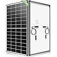 220W Solar Panel,27% High Efficiency Perovskite Solar Cells,10BB Hidden Busbar Technology,12V/24V for RV Camper Boat Caravan Off-Grid Use