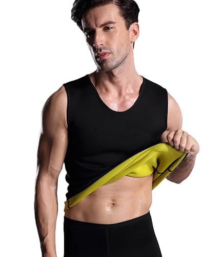 Vinmin Mens Hot Thermo Body Shaper Neoprene Slimming Vest Fat