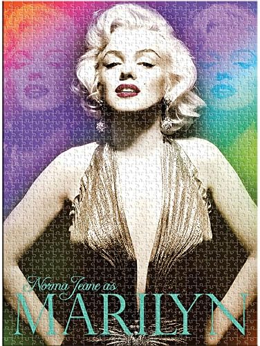 Aquarius Marilyn Monroe Colors 1000 Piece 27 X 30 Inch Photo Jigsaw Puzzle