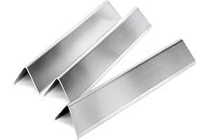 QuliMetal 15.3" Flavorizer Bars for Weber Spirit E-210, Spirit 200, GS4 Spirit II 200, Spirit II E-210 Series Grills with Front-Mounted Control, Stainless Steel Replacements for Weber 7635 67045