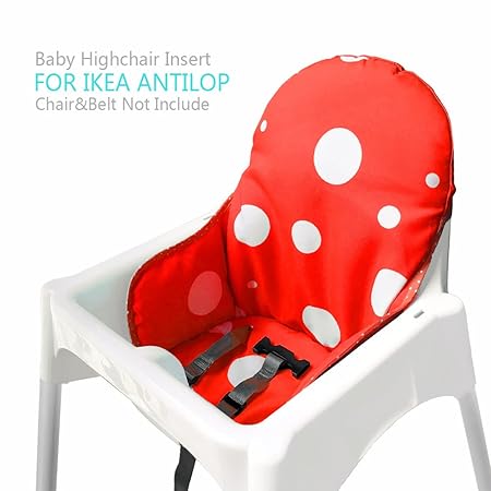 Ikea Antilop Hochstuhl Sitzbezüge & Kissen von Zama, Waschbar Faltbarer Babyhochstuhl Bezug Ikea Kinder Sitz Covers Stuhlkiss