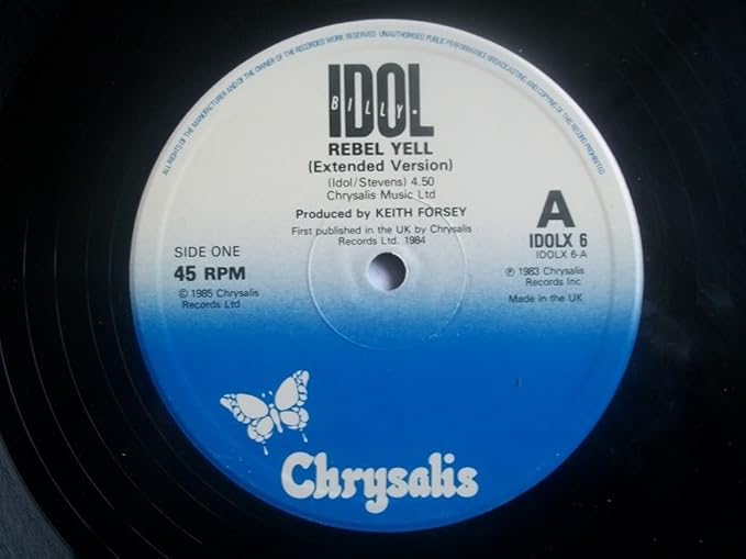 Billy Idol Rebel Yell Extended Version