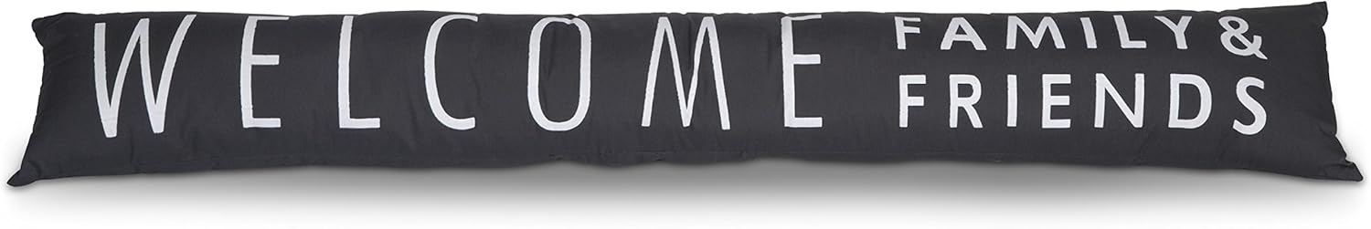 Draft Stoppers - Pavilion Gift Company 72189 Welcome Family and Friends Draft Stopper, 36-1/2 x 6