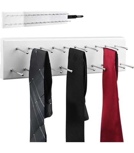 FIRJOY Valet Rod for Closet Pull Out (White