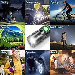 UV Flashlight Black Light, 3 in 1 Rechargeable