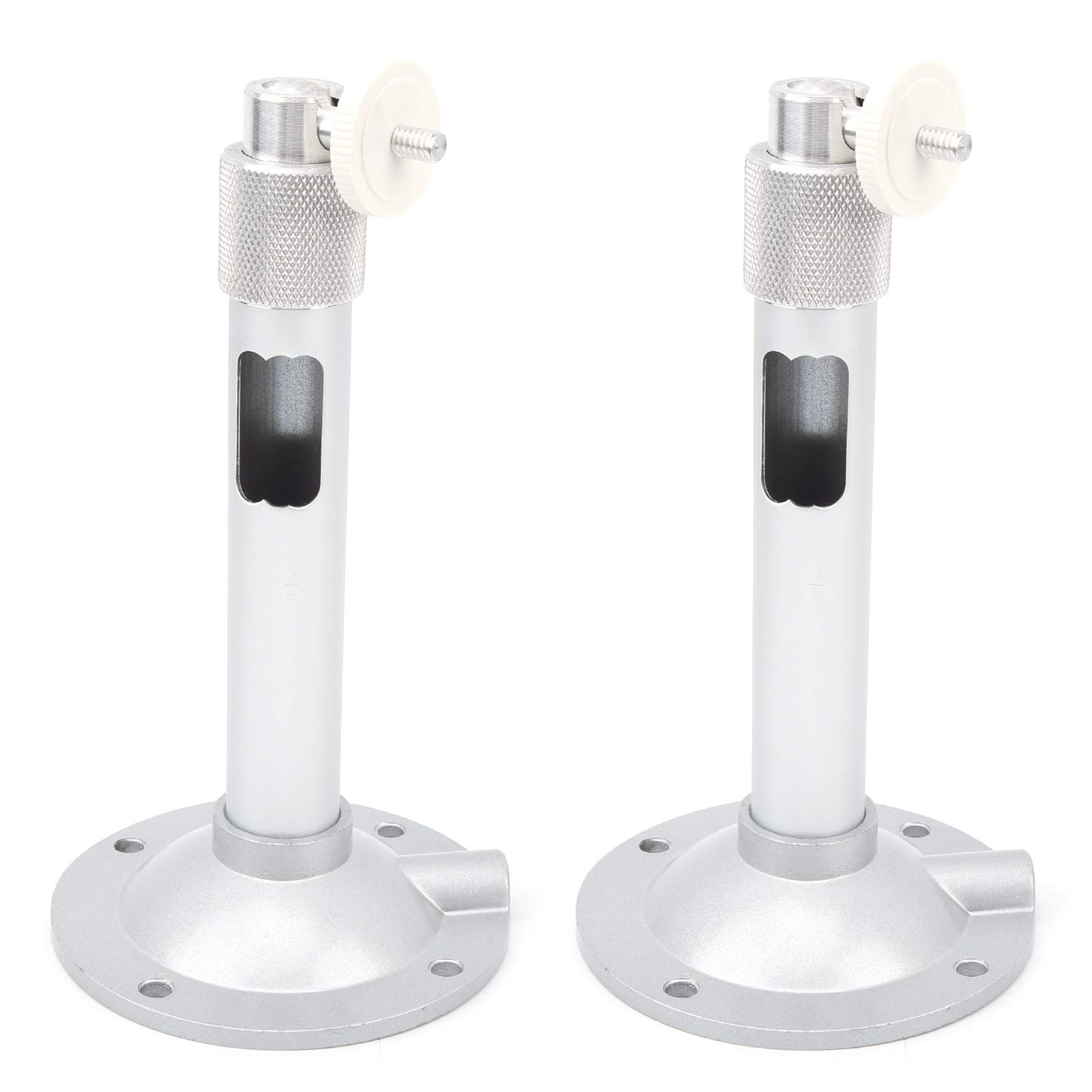 -Duty Aluminum CCTV Bracket – 20cm Wall-Mounted Camera Stand with 360° Rotation & M6/¼” Thread for Security Surveillance Cameras