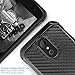 LG Aristo Case, LG Fortune Case, LG Phoenix 3 Case, LG Risio 2 Case, LG K4 Case, LG Rebel 2 LTE Case, TJS Hybrid Shock Absorbing Resistant Rugged Armor Carbon Fiber Back Hard TPU Inner Layer (Black)