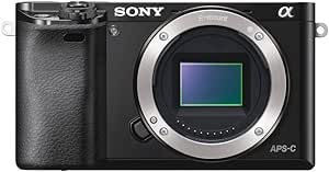 Sony Alpha a6000 Mirrorless Digital Camera 24.3 MP SLR Camera with 3.0-Inch LCD - Body Only (Black)