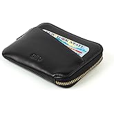 alto Handmade Premium Italian Leather Pouch Wallet (Raven)