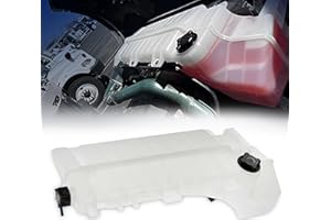 TORQUE 603-5505 Heavy Duty Coolant Tank Reservoir for 2008-2024 Volvo VNL, VNM, VHD & Mack CHU CXU Pinnacle Anthem, Replace OEM 21513975, 21846997, 21513979, 21846995 [Caps & Sensor Included](TR051)