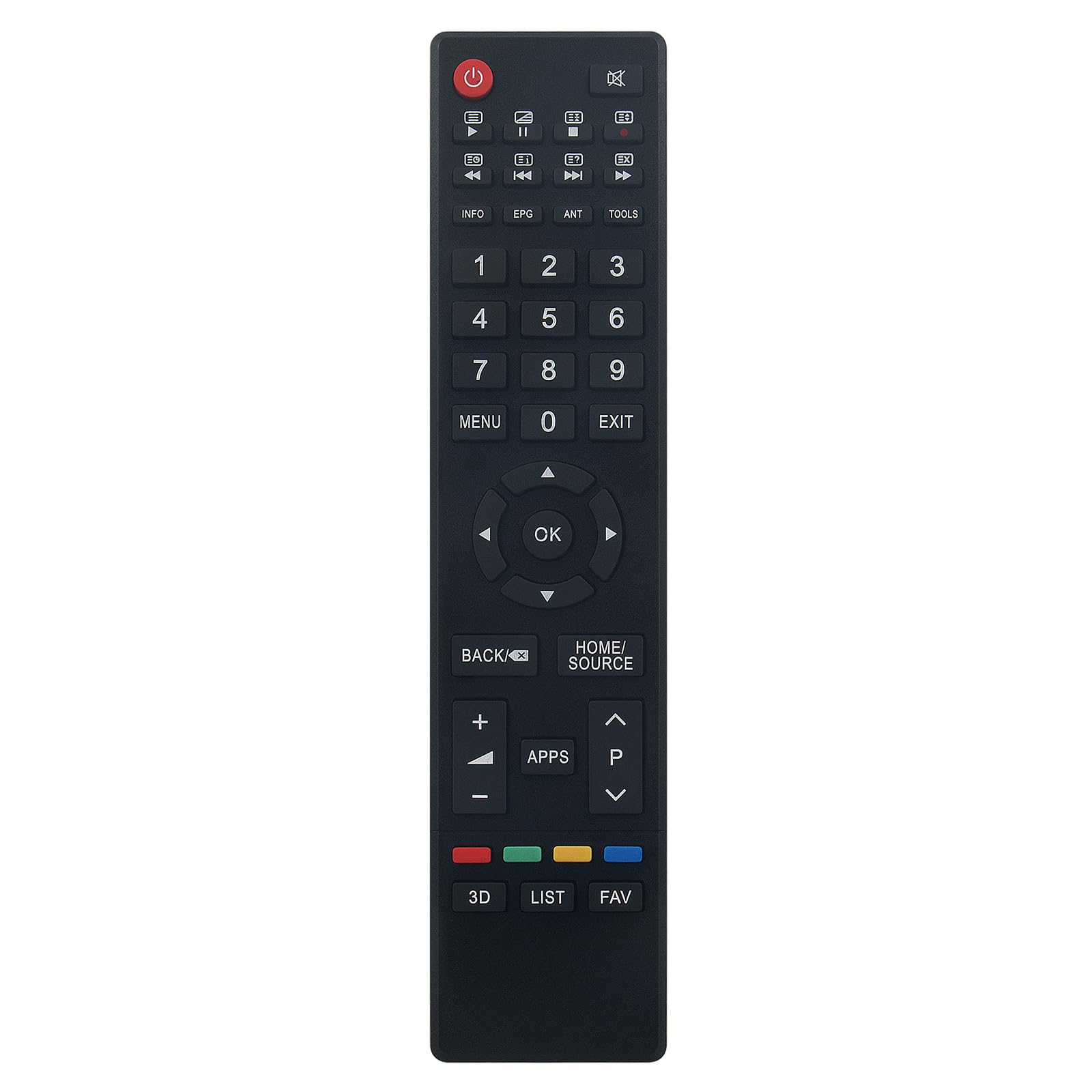 AULCMEET Replacement Remote Control GCBLTV61AI-1 Fit for Changhong TV LED40D1100ISX LED40D3000ISX
