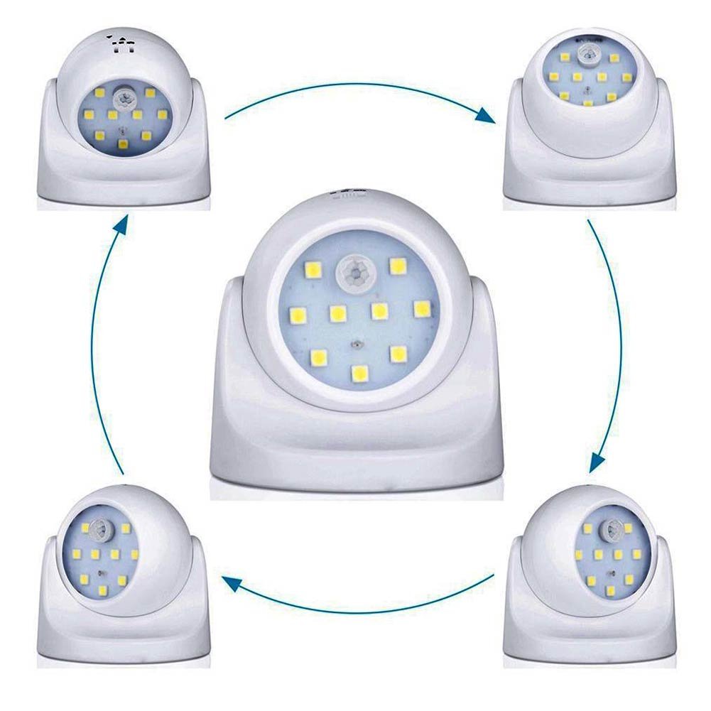 luce notturna con sensore di movimento a batteria