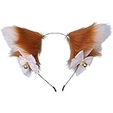 Faylay Cosplay Women Plush Furry Cat Ears Headwear Accessory for Party