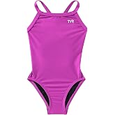 TYR Girls Solid Diamondback Swim Suit