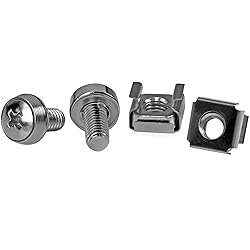 StarTech.com M6 Screws and Cage Nuts - 50 Pack - M6