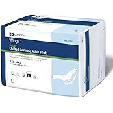 Wings Super Quilted Breathable Briefs, Bariatric, 3XL/4XL, Case/32 (4/8s)