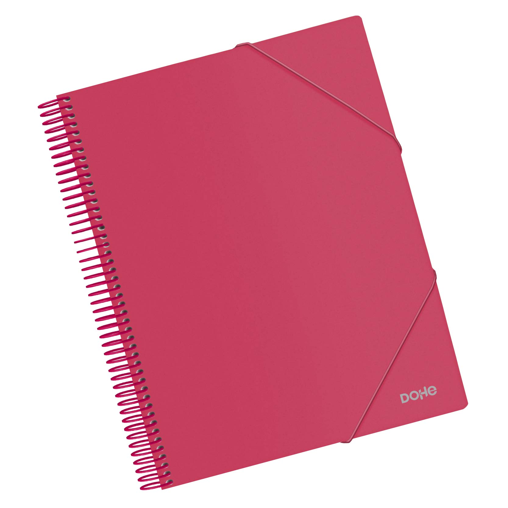 Dohe - Folder with 20 Bags (80 mic) A4 with Spiral - Red