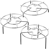Set of 3, Stainless Steel Trivet Rack Stand, SourceTon 3 Sizes Heavy Duty Pressure Cooker Steam Rack, Steaming Rack, Pot Pan 