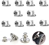 CCLKHY 10 Pcs Adjustable Detachable Metal Jeans Buttons 17mm Zinc Alloy view 1