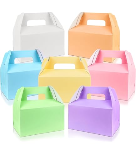 Skyygemm Lot De 24 Boîtes Cadeaux En Papier Coloré Pour La Rentrée