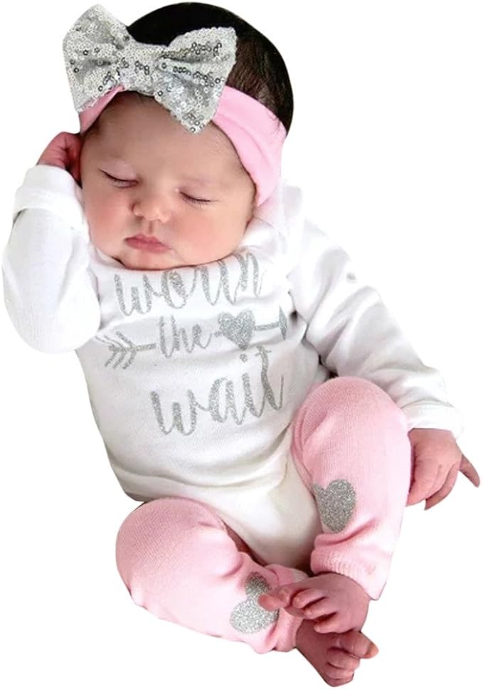 19 Toddler Bambini Piccoli Ragazze T Shirt Stampa Lettera Tuta Con Maglietta Con Motivo Pagliaccetto Leggings Warner Pantaloncini Con Fascia Hari 3 Pz Abiti Con Set Amazon It Abbigliamento