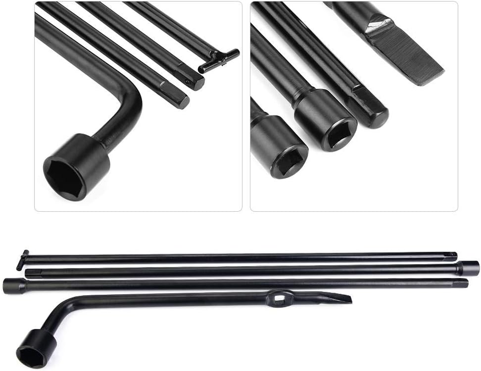Fydun Jack Lug Wrench Spare Fork Wrench Tire tool kit 99501-EB00B NSSTW00002 for JX35 QX56 QX60 for ARMADA FRONTIER PATHFINDER TITAN XTERRA: Automotive