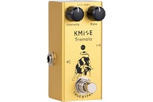 LOTMUSIC Kmise Tremolo Electric Guitar Effects Pedal Mini Single Type DC 9V True Bypass