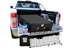 Pickup Truck Cargo/Storage Bag w/ Cargo Net, 100% Waterproof + Front Pocket