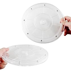Murtenze 2Pcs 8 Inch Acrylic Turntable