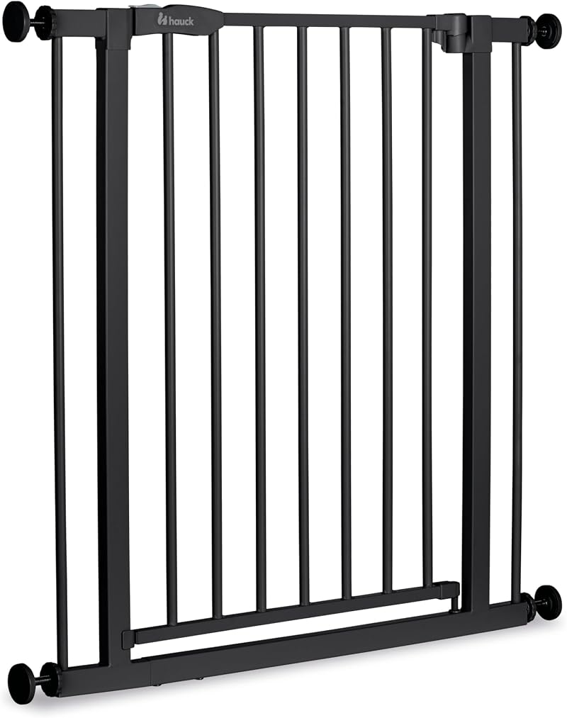hauck Open N Stop 2 Black Pressure Fit Baby Gate 75-80 cm