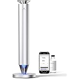 Waterless Scent Diffuser Starter Kit - 1500 Sq Ft Coverage, Alloy Atomization System,Mood Light,Smart Rechargeable Hotel Scent Diffuser, Including 120ml Essential Oil, for Home,Large Room,Spa,Silver
