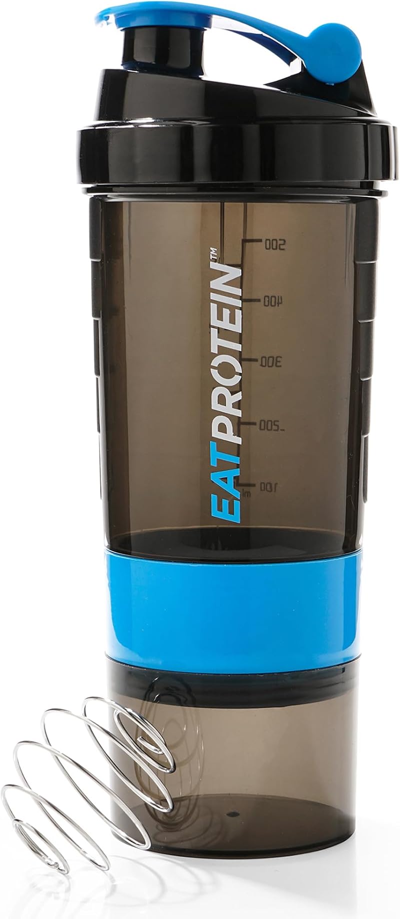 EatProtein 500ml Shaker Bottle with 2 Storage Compartments and Leakproof Lid
