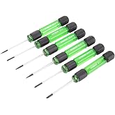 OEMTOOLS 22560 6 Piece Precision Screwdriver Set, Mini Screwdriver Set for Electronics, Eyeglasses, and Small Repairs, Magnetic Tips, Slotted and Phillips Heads, Chrome Vanadium Steel