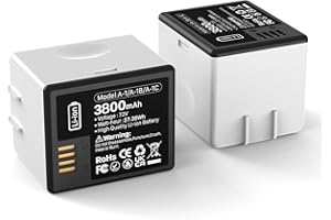 OHZHAO 2pack 3800mAh Replacement Battery for Arlo Pro/Arlo Pro 2, 2025 Upgrade 7.2V High Capacity Rechargeable Li-ion Batteri