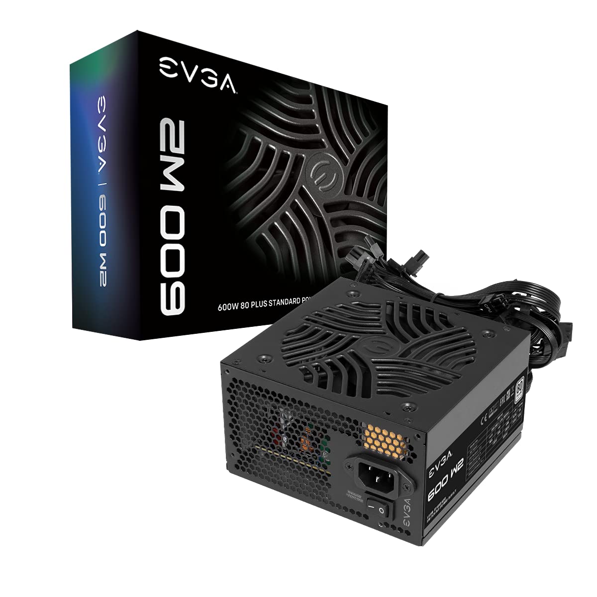 Evga 600 W2 80+ White Power Supply 100-W2-0600-K3 (Uk)