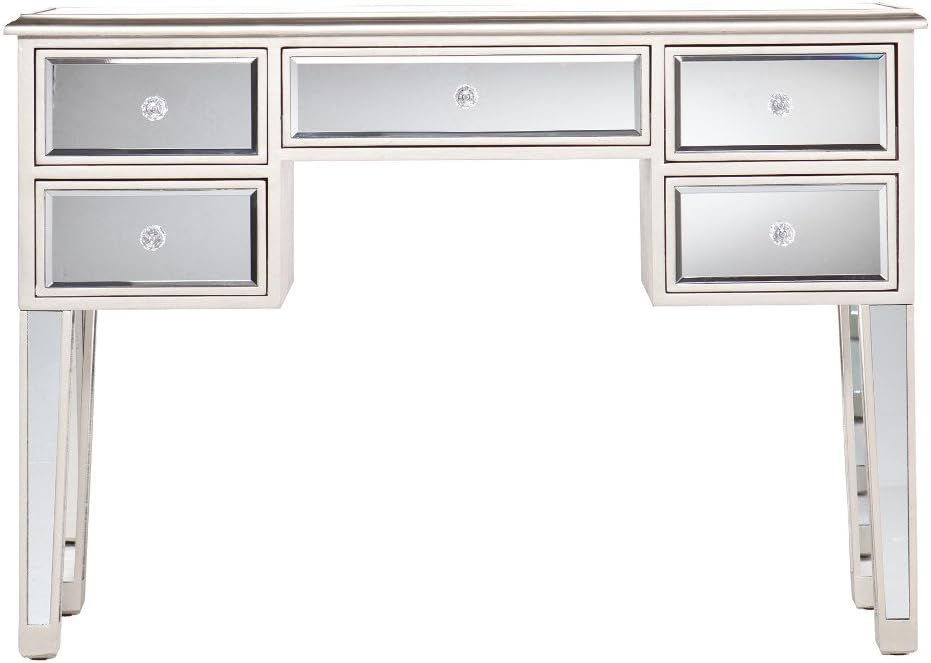 The Urban Port Mirror Console Table/Sofa Console Table, Clear