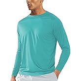 SWEET POISON Men's UPF 50+ Sun Shirts Long Sleeve UV Protection Lightweight Dry Fit T-Shirt for Athletic Outdoor Tee