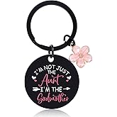 Luvsweets Godmother Proposal Gifts Keychain from GodChild,Christian Baptism Christmas Mother's Day Gift for God Mom