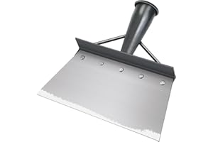 Nobgum Multi-Functional Cleaning Shovel, Garden Cleaning Steel Flat Shovel，Outdoor Planting Garden Farm Weeding Tools 8.3in/21cm