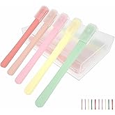 LIZICH Eyelid Brush with Soft Silicone for Sensitive Eyelids,Gently Deeply Clean Eyelid Margins,Removes Dirt,Oil.Blepharitis,MGD and Dry Eyes Relief,Lid Scrubbing Device,Eyelid Cleanser Partner 10pcs