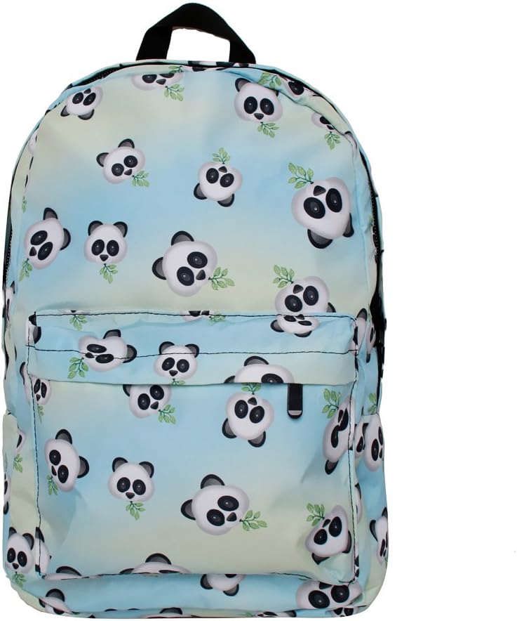 2017 Cute Kawaii Fashion Emoji Unicorn Panda Printed Backpack Rucksack for Girls Teenages School Sport Outdoor (Cute Panda)