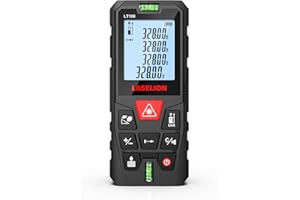 LASELION LT100 Laser Distance Meter – 100m (328ft) Range, High Accuracy, Multiple Measurement Modes, Built-in Level Bubble, a