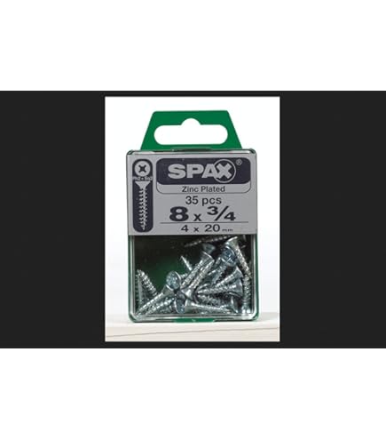Amazon.com: SPAX No. 8 x 3/4 in. L Phillips/Square Pan Head