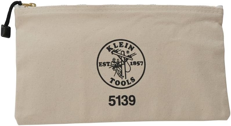 Klein Tools 5139 Canvas Zipper Bag: Home Improvement