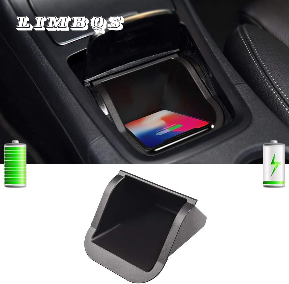 Wireless Charger Cell Phone Wireless Charging pad Wireless car Charger Phone Holder for car Wireless Phone Charger car Mount Suitable (Suitable for Mercedes A-Class CLA GLA W176 （2015-2018)