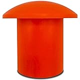 (25 Pack) Safety Orange Plastic Mushroom Survey