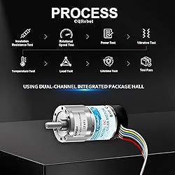 CQRobot 810:1 Metal DC Geared-Down Motor 37Dx75L mm
