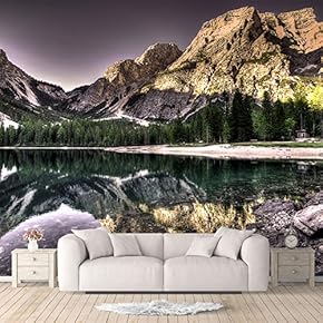 Wall Murals for Bedroom Beautiful Nature Norway Natural Landscape Large Removable Wallpaper Peel and Stick Wall Stickers - 66x96 inches