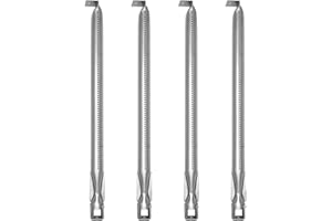 DELSbbq Tube Burner Replacement for Blackstone 36 inch Grill- B036 4-Pack Stainless Steel Straight Burner Tube, Set of 4